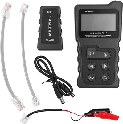 Obrázek produktu pro Ethernetový tester s LCD displejem pro automatickou kontrolu napětí POE