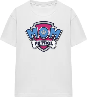 Produktbild von Paw Patrol - "Mom Patrol" T-Shirt für Herren/Damen Uni - Muttertag TV15878 (M) (Weiß)