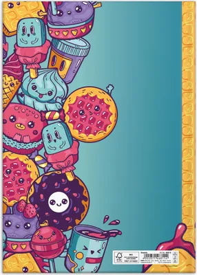 Immagine prodotto di RNK Verlag 46810 RNK Verlag "Sweets", DIN A4, 96 fogli, bianco