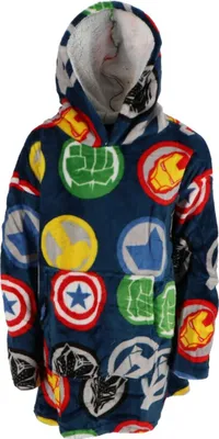 Obrázek produktu pro Avengers deka s kapucí teplá Trendy design pro děti od 7 do 14 let