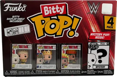 Produktbild von Funko Bitty POP! WWE 4-Pack Dusty Rhodes, Jerry Lawler, Ricky Steamboat + Mystery