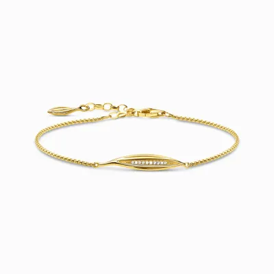 Produktbild von Thomas Sabo Armband A1935-414-14-L19V Silber vergoldet