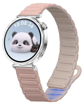 Produktbild von kwmobile Ersatzarmband kompatibel mit Huawei Watch GT5 41mm / GT5 Pro 42mm Armband - Fitnesstracker Silikon Band mit Magnetverschluss