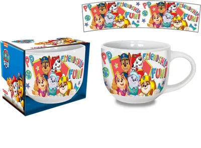 Produktbild von Paw Patrol - Lizenz Tassen 3D - Friendship Jumbo