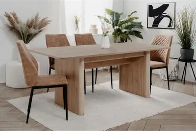Produktbild von Esstisch, Ausziehbar 160/200 cm, 10 Personen, Rechteckig, Eiche Jackson