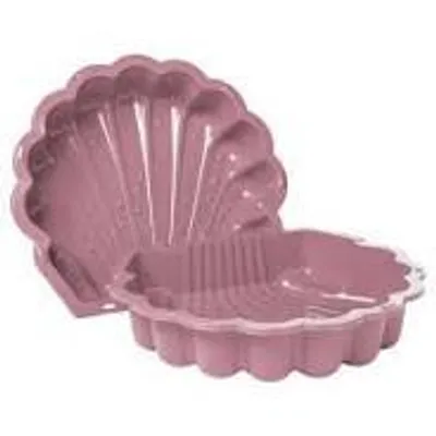 Image de Bac à sable en forme de coquillage, couleur rose