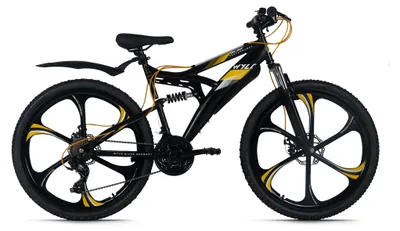 Produktbild von WYLD Mountainbike Fully 26'' Bliss schwarz-gelb 21 Gänge RH 47 cm Magnesium-Laufräder WYLD 436M, 453M, 454M