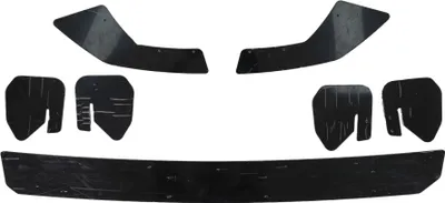 Produktbild von Heckverlängerung Splitter für Diffusor für VW Golf 8 Schrägheck Mk8 MQB 2020+.