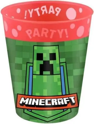 Produktbild von 4 Wiedervwendbare Minecraft Becher 250ml -