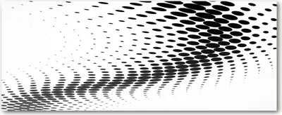 Produktbild von Tulup® Leinwandbild - 125x50 cm - Wandkunst - Drucke auf Leinwand - Leinwanddruck  - Kunst: modern & klassisch - Schwarzweiß - Geometrische Figuren