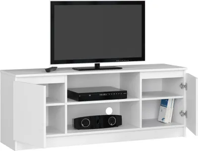 Obrázok produktu pre AKORD Furniture Factory OP0LRTVBIA004, Biela, 2 police/políc, Matný, 2 dvere/dverí, 400 mm, 1400 mm