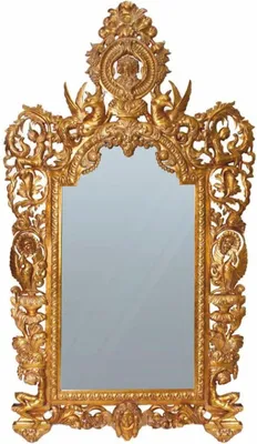 Produktbild von Casa Padrino Luxus Barock Spiegel Gold H. 255 cm - Prunkvolle Barock Möbel