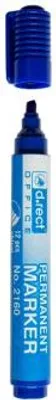 Produktbild von D.Rect Permanent Marker mit abgeschnittener Spitze 2160 Blau
