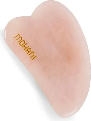 Immagine prodotto di Strumento per il massaggio Gua Sha al quarzo - Quarzite rosa