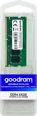 Produktbild von GOODRAM SO-DIMM DDR4 16 GB PC4-25600 3200 MHz CL22