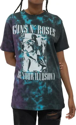 Produktbild von Guns N Roses - "Use Your Illusion" T-Shirt für Herren/Damen Uni RO4174 (M) (Blau)