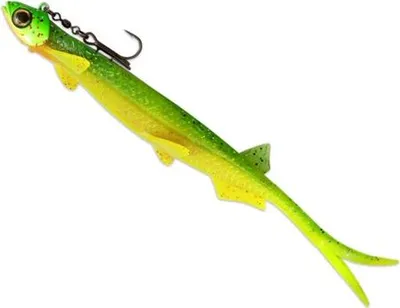 Produktbild von Quantum 70g 25cm Pelagic Shad Set - montierter Gummifisch, Farbe:Toxic River