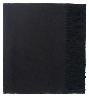 Zdjęcie produktu dla 100% Wełniany Szalik, Czarny, Rozmiar Uniwersalny