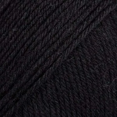 Obrázek produktu pro Drops Fabel Uni Colour 400 Black Pletací příze