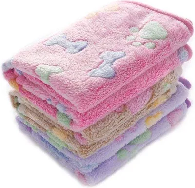 Produktbild von Famanu Tierdecke Set 3er, super weich, Premium Fleece - verschiedene Farben