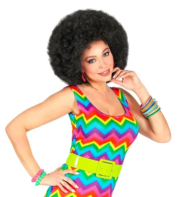 Produktbild von W WIDMANN MILANO Vinylgürtel für Erwachsene, Disco Fever, Schwarz