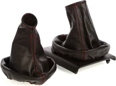 Produktbild von Schaltsack + Handbremssack passend für Opel Astra G Bj. 1998-2009 Rote Naht