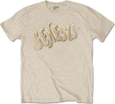 Produktbild von Genesis - T-Shirt Logo für Herren/Damen Uni RO5639 (XXL) (Sand)