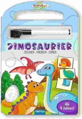 Immagine prodotto di Trötsch Pappenbuch Schreib und wisch weg Pappenbuch Dinosaurier