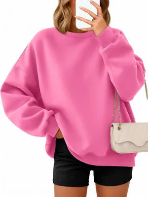Obrázok produktu pre Solidchoice - Dámska oversized mikina z fleecu s dlhými rukávmi