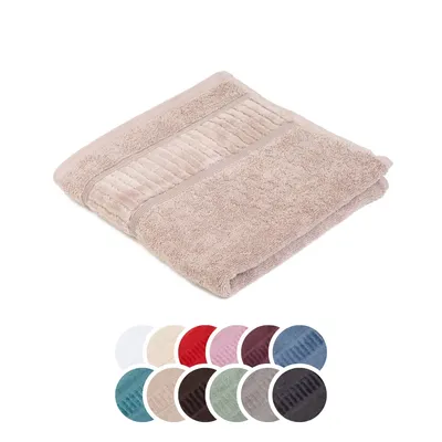 Produktbild von liebling Handtuch Bio Baumwolle, Serie Organic, 500 gr. / m², 50 x 100 cm, 60 Grad, formstabil, knitterarm, saugstark, schnelltrocknend, taupe