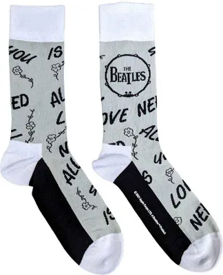 Produktbild von The Beatles - "AYNIL" Knöchelsocken für Herren/Damen Unisex RO14628 (37 EU - 40,5 EU) (Grau)
