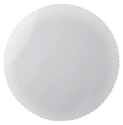 Produktbild von 180 Tortenunterlagen, Pappe rund Ø 28 cm weiss beschichtet, mit gezacktem Rand