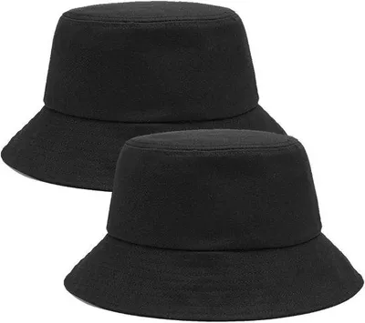 Immagine prodotto di Cappelli da sole unisex, ombrelli pieghevoli, cappelli a secchiello reversibili, neri, cappelli da sole estivi da pesca, set da 2