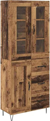 Image de Haut Armoire Bois Ancien 69,5 x 34 x 90 cm Bois d'ingénierie