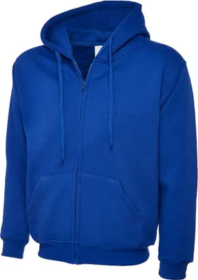 Produktbild von Sweatjacke Kapuze "UC504" Classic - Uneek Royal XL