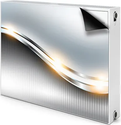 Obrázok produktu pre Magnetická podložka na radiátor Magnetická podložka na radiátor 100x60 cm - Passage, strieborná