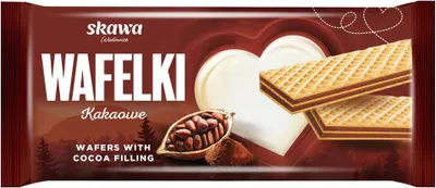 Produktbild von Skawa "Wafelki" Waffeln mit Kakaocreme-Füllung 180g