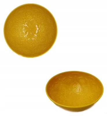 Produktbild von Lubiana Oriental Salatschüssel Gelb Porzellan 15 cm