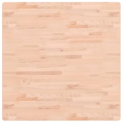 Image de vidaXL Plateau de table 90x90x1,5 cm Carré en bois massif de hêtre