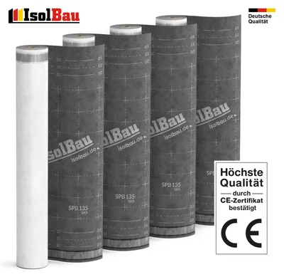 Unterspannbahn Dach 135g/m² Unterdeckbahn 300m² - 4 Rollen 1,5 x 50m SPB 135SKS