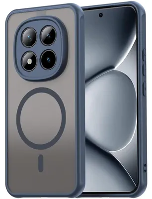 Produktbild von Magnet-Case für Xiaomi Redmi Note 15 Pro 5G Hülle Magsafe Schutzhülle Stoßfest TPU-Rahmen starker Magnetring, Blau