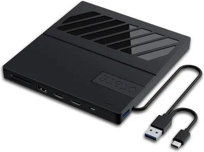 Productafbeelding van Famanu Externe CD/DVD-station USB 3.0 - 6-in-1 met SD/TF-kaartlezer