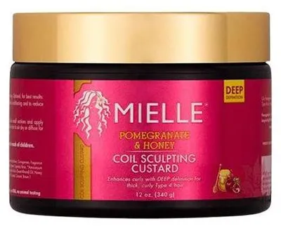 Zdjęcie produktu dla Mielle Organics Pomegranate & Honey Coil Sculpting Custard do włosów kręconych typu 4 340g