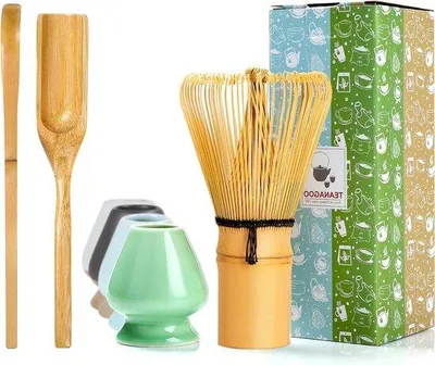 Produktbild von Famanu Matcha-Zubehörset - Matcha-Garde und traditionelle Schaufel - perfekte Set für ein traditionelles Erlebnis
