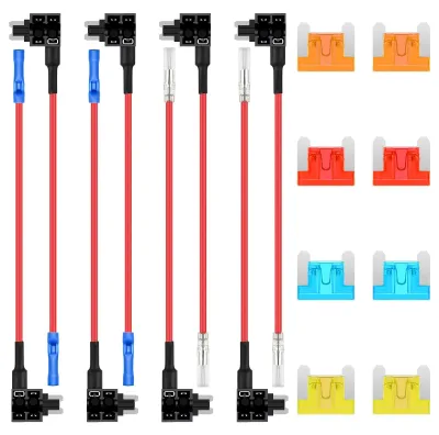 Micro-Sicherungsadapter Piggyback 8er-Pack 5-20A