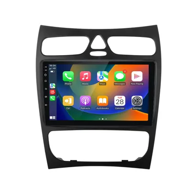 Produktbild von 9"Android13 4+64GB carplay Autoradio GPS Navi DAB+ WiFi BT Für Mercedes Benz CLK W209 SWC WIFI BT 4kern
