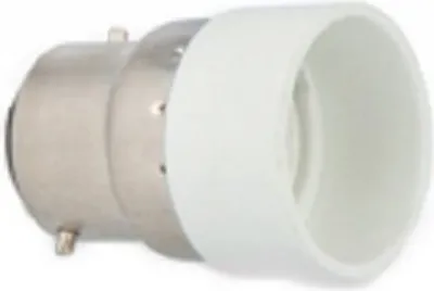 Zdjęcie produktu dla Przejściówka z gniazda B22 na E17 Przedłużka gniazda lampy LED 230V do żarówek LED, halogenowych B22 na E14