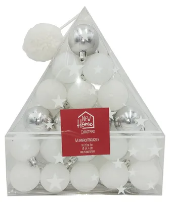 Image de Boules d'arbre de Noël, set de 20 boules de 4 cm, décoration d'arbre de Noël