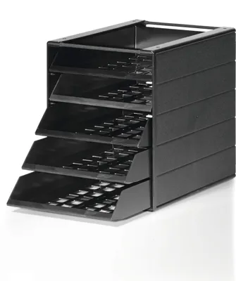 Zdjęcie produktu dla DURABLE Pojemnik z szufladami IDEALBOX BASIC 5, Antracytowy , 1712003058