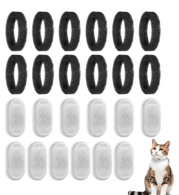 Image de Lot de 12 filtres pour fontaine à eau pour chats